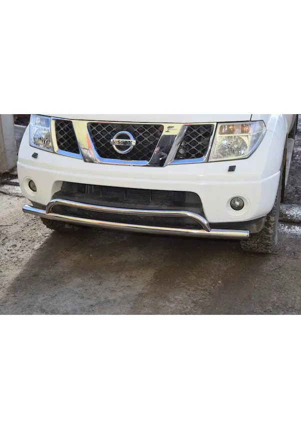 OMSK-NİSSAN NAVARA 16+ ÇİFTLİ ÖN BIYIK KROM | | ÖN-ARKA KORUMA