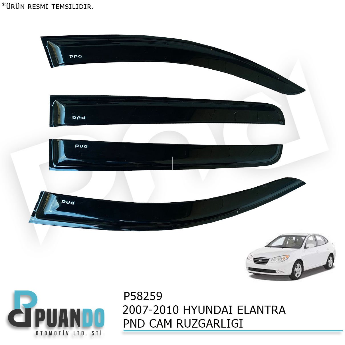 2007-2010 HYUNDAI ELANTRA PND CAM RUZGARLIGI