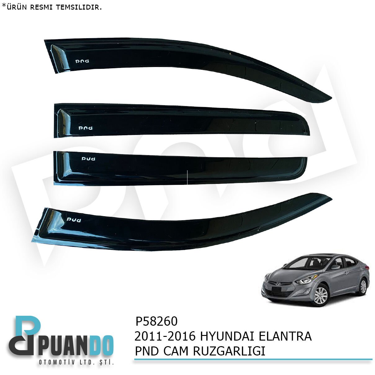 2011-2016 HYUNDAI ELANTRA PND CAM RUZGARLIGI
