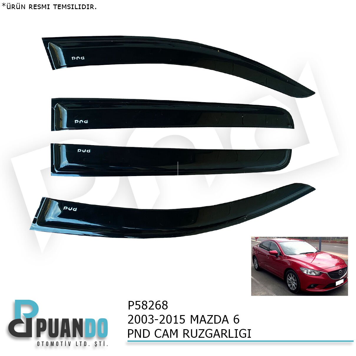 2003-2015 MAZDA 6 PND CAM RUZGARLIGI