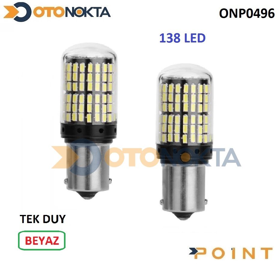 AMPUL STOP 93 TEK DUY 144 LED BEYAZ POINT