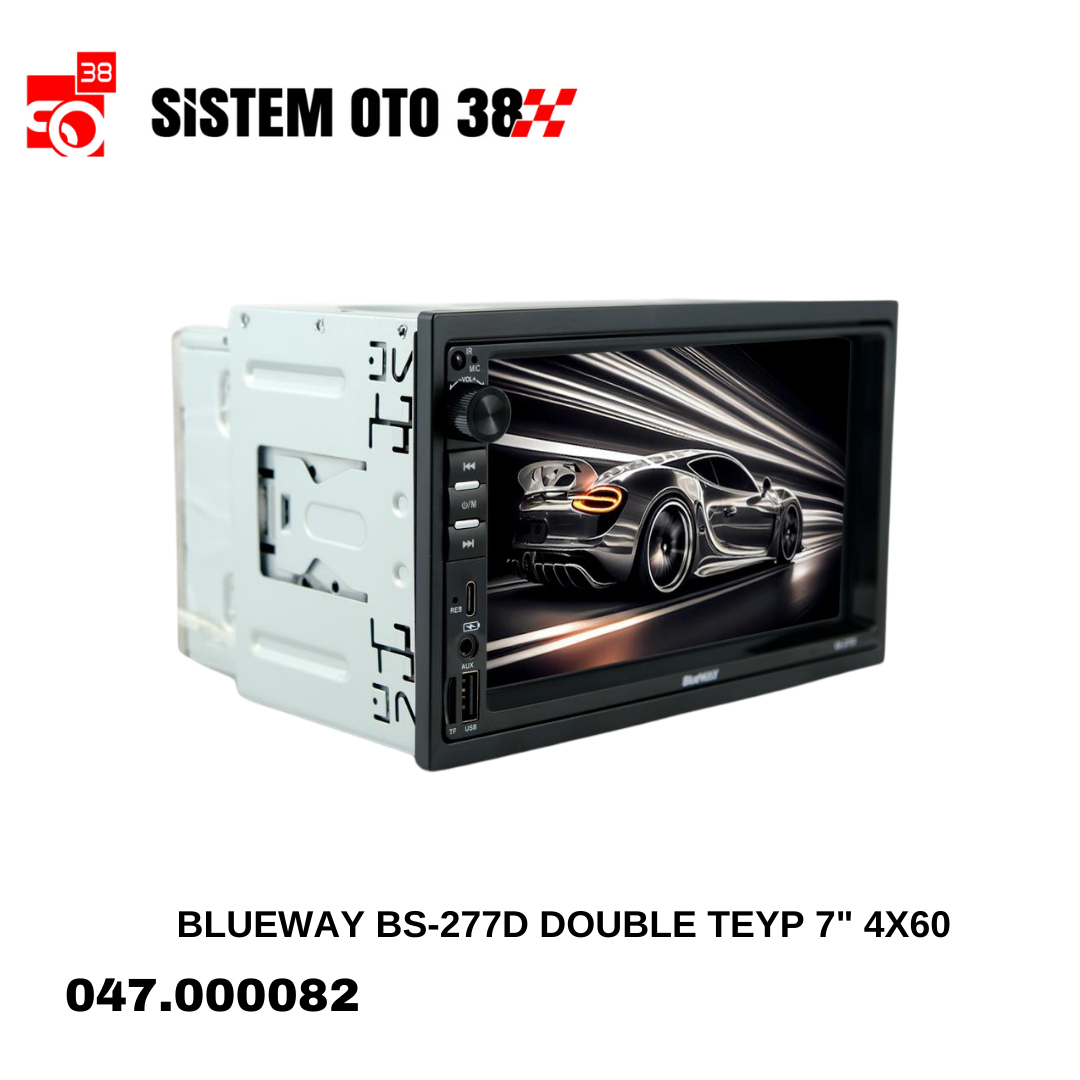 BLUEWAY BS-277D DOUBLE TEYP 7'' 4X60 | | TEYPLER