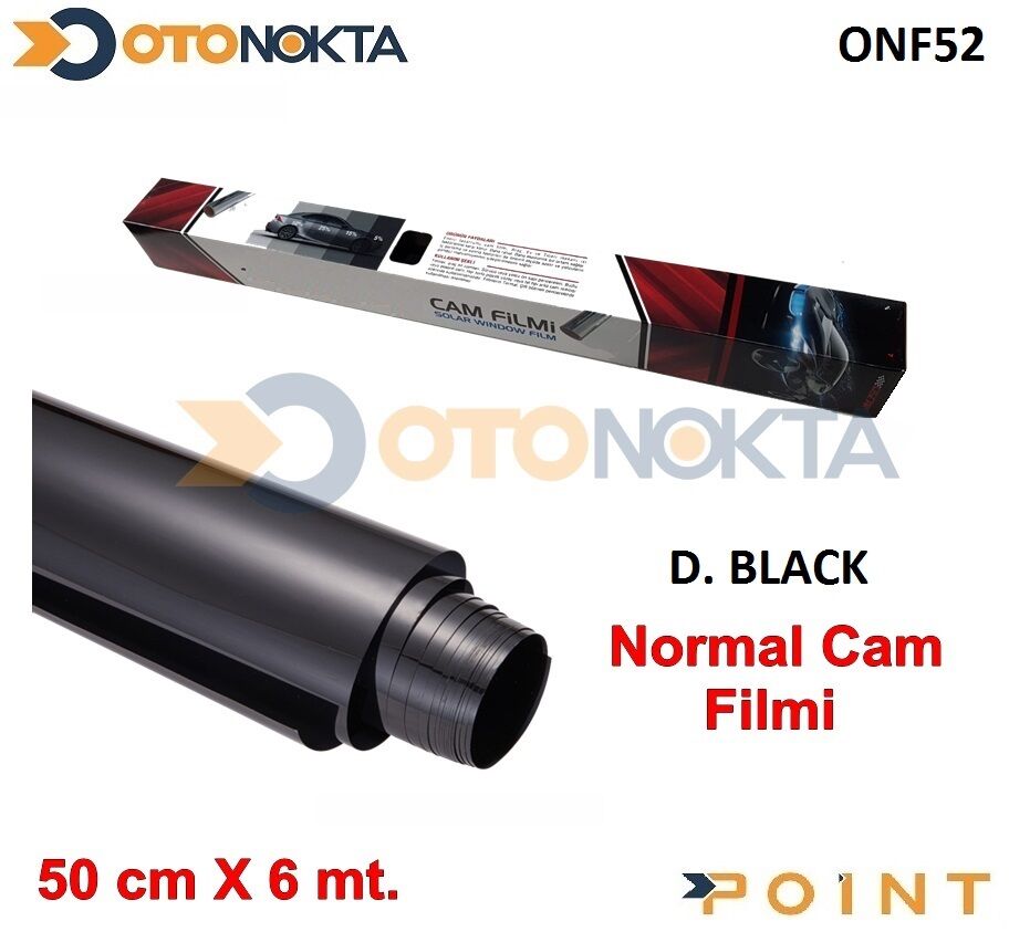 CAM FILMI NORMAL KUTU D.BLACK 50cmX6m TEXZON