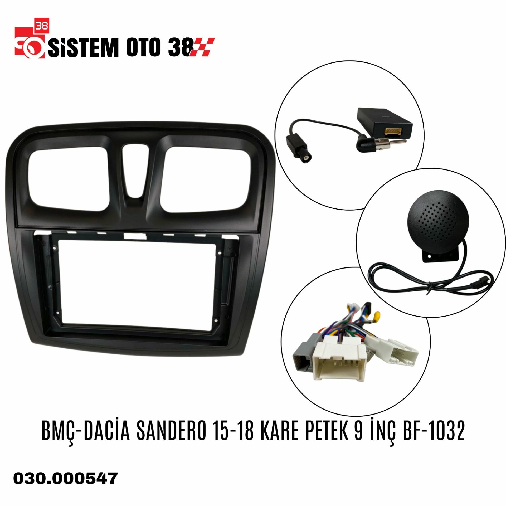 BMÇ-DACİA SANDERO 15-18 KARE PETEK 9 İNÇ BF-1032 | | MULTİMEDYALAR