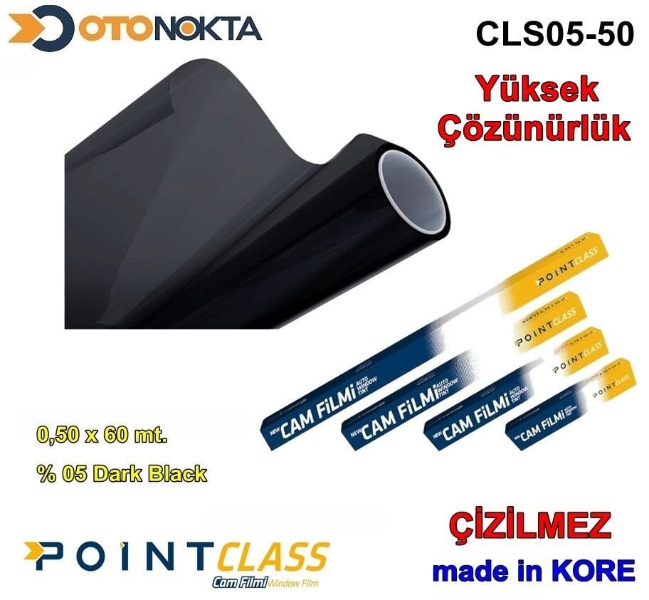 CAM FILMI CIZILMEZ 50X60 SUPER D.BLACK %05 POINT