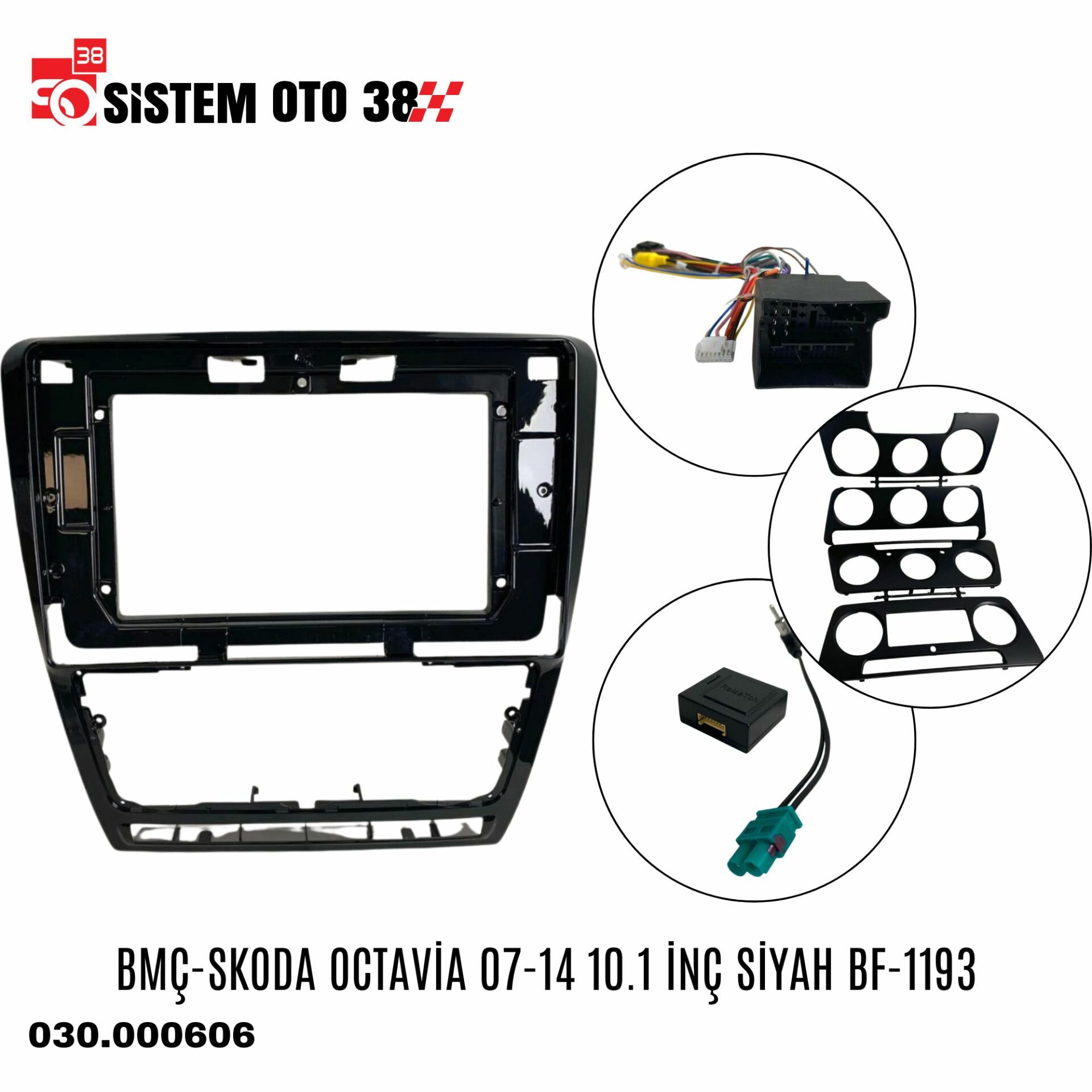 BMÇ-SKODA OCTAVİA 07-14 10.1 İNÇ SİYAH BF-1193 | | MULTİMEDYALAR