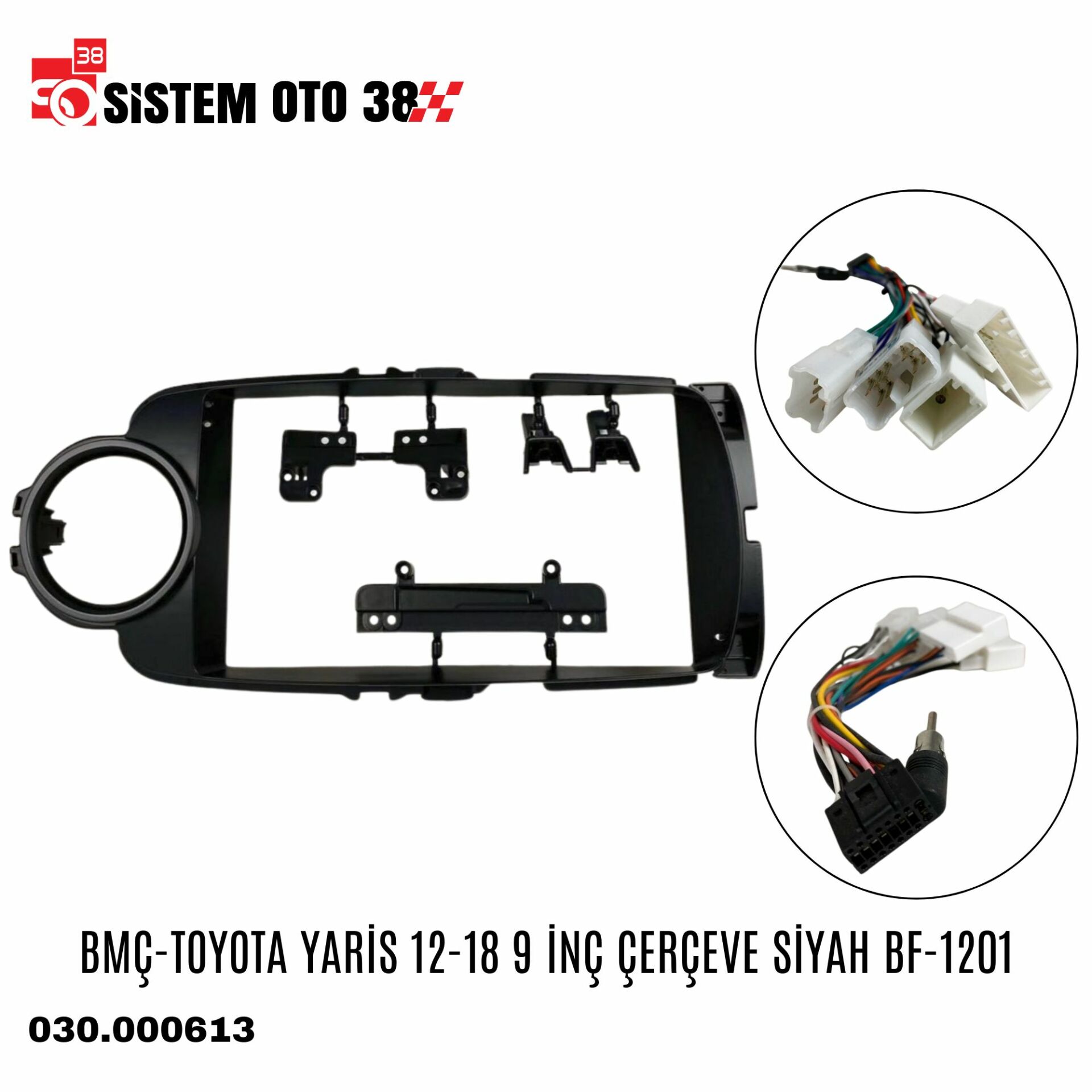 BMÇ-TOYOTA YARİS 12-18 9 İNÇ ÇERÇEVE SİYAH BF-1201 | | MULTİMEDYALAR
