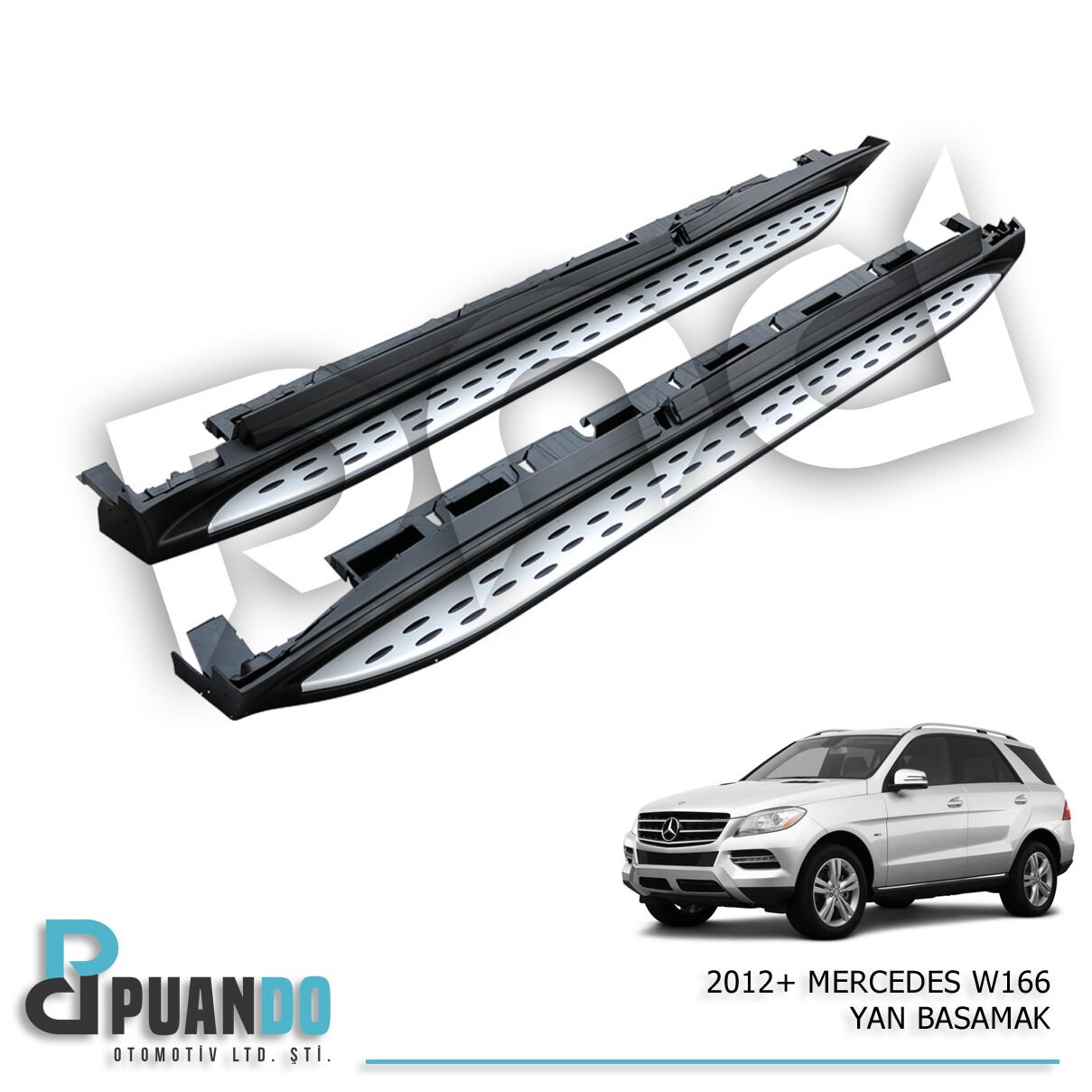 2012+ MERCEDES ML W166 YAN BASAMAK NOKTALI