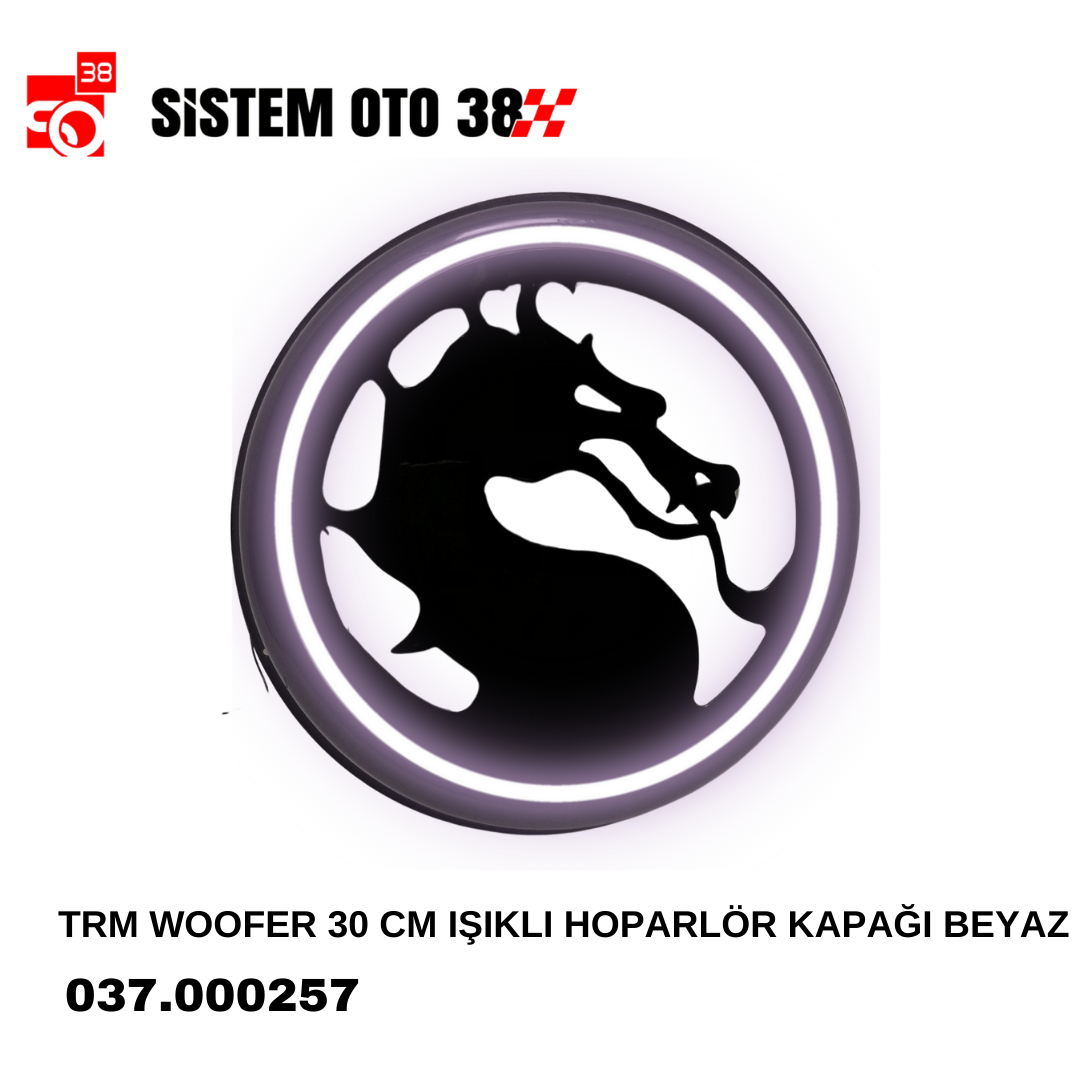 TRM WOOFER 30 CM IŞIKLI HOPARLÖR KAPAĞI BEYAZ | | SES MONTAJ EKİPMANLARI