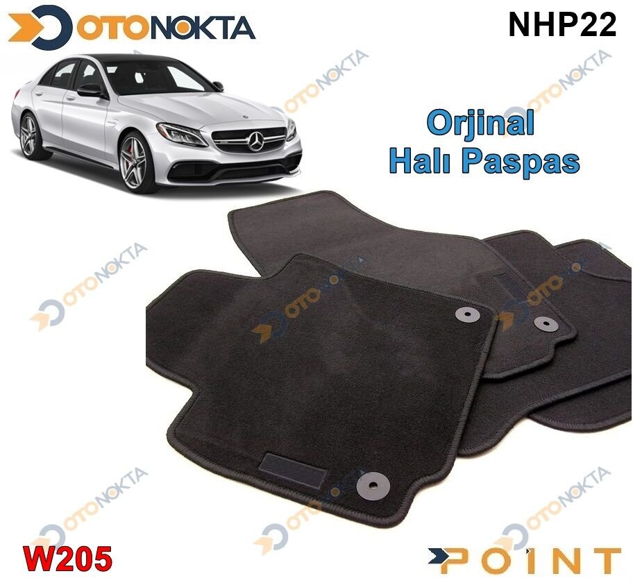 HALI PASPAS ORJINAL GECMELI SIYAH C W205 2014>