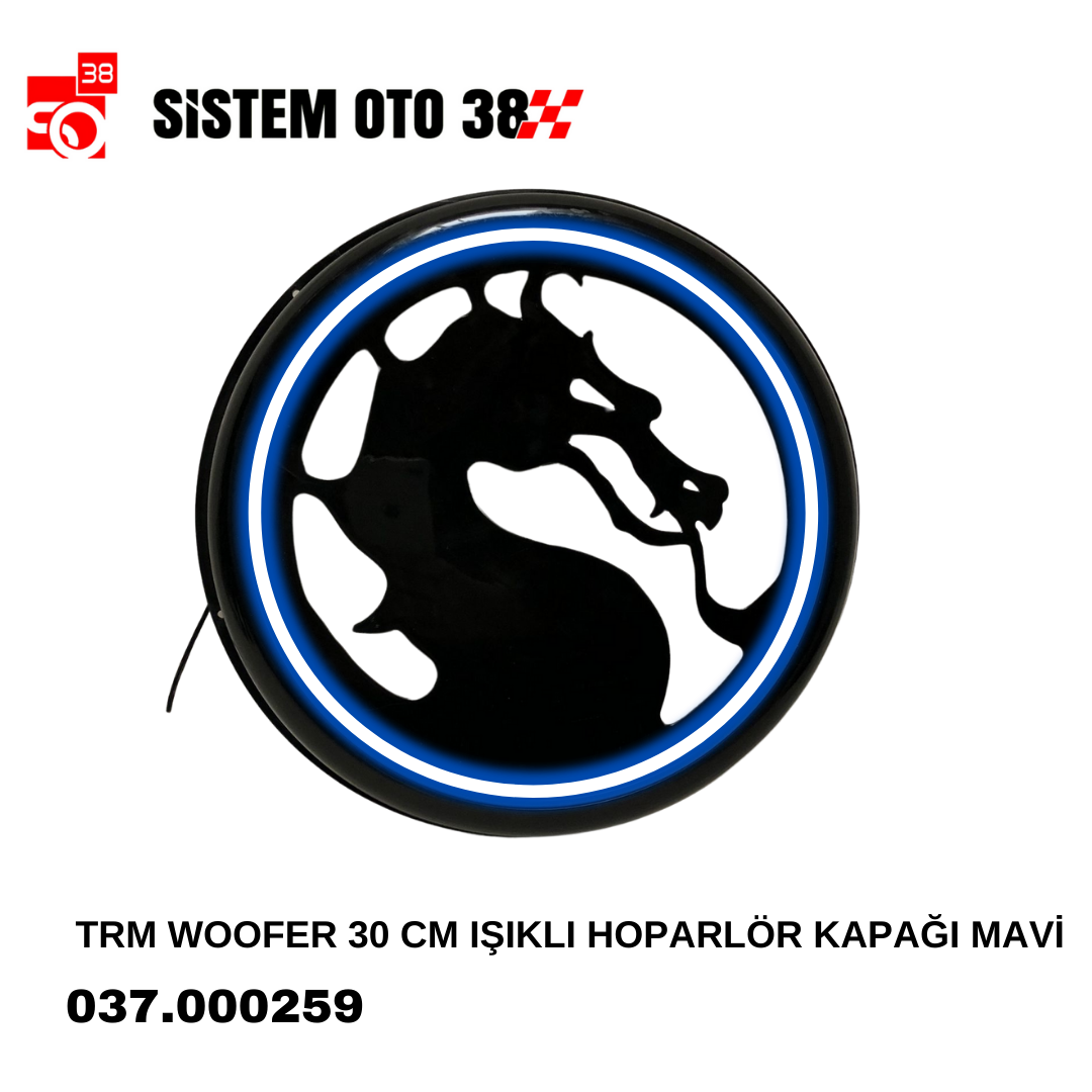 TRM WOOFER 30 CM IŞIKLI HOPARLÖR KAPAĞI MAVİ | | SES MONTAJ EKİPMANLARI