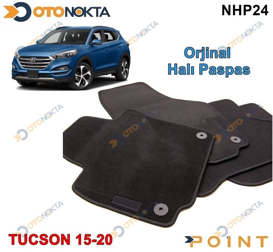 HALI PASPAS ORJINAL GECMELI SIYAH TUCSON 15-20