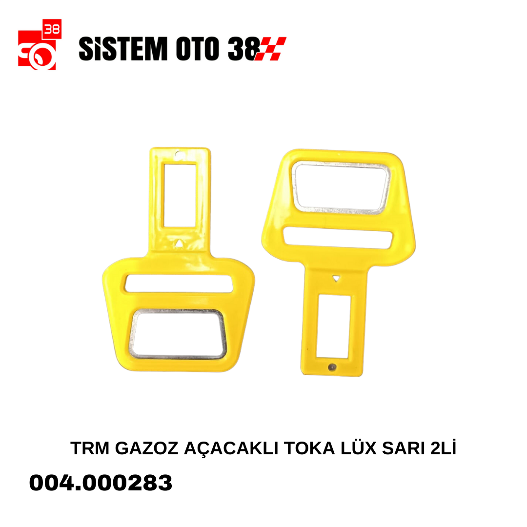 TRM GAZOZ AÇACAKLI TOKA LÜX SARI 2Lİ | | ARAÇ İÇİ AKSESUARLAR