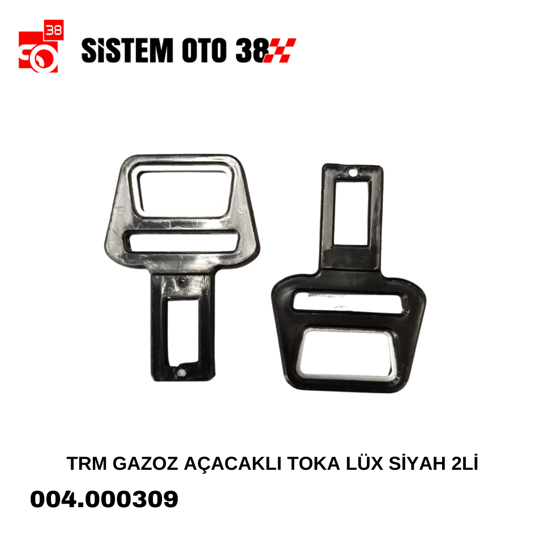 TRM GAZOZ AÇACAKLI TOKA LÜX SİYAH 2Lİ | | ARAÇ İÇİ AKSESUARLAR