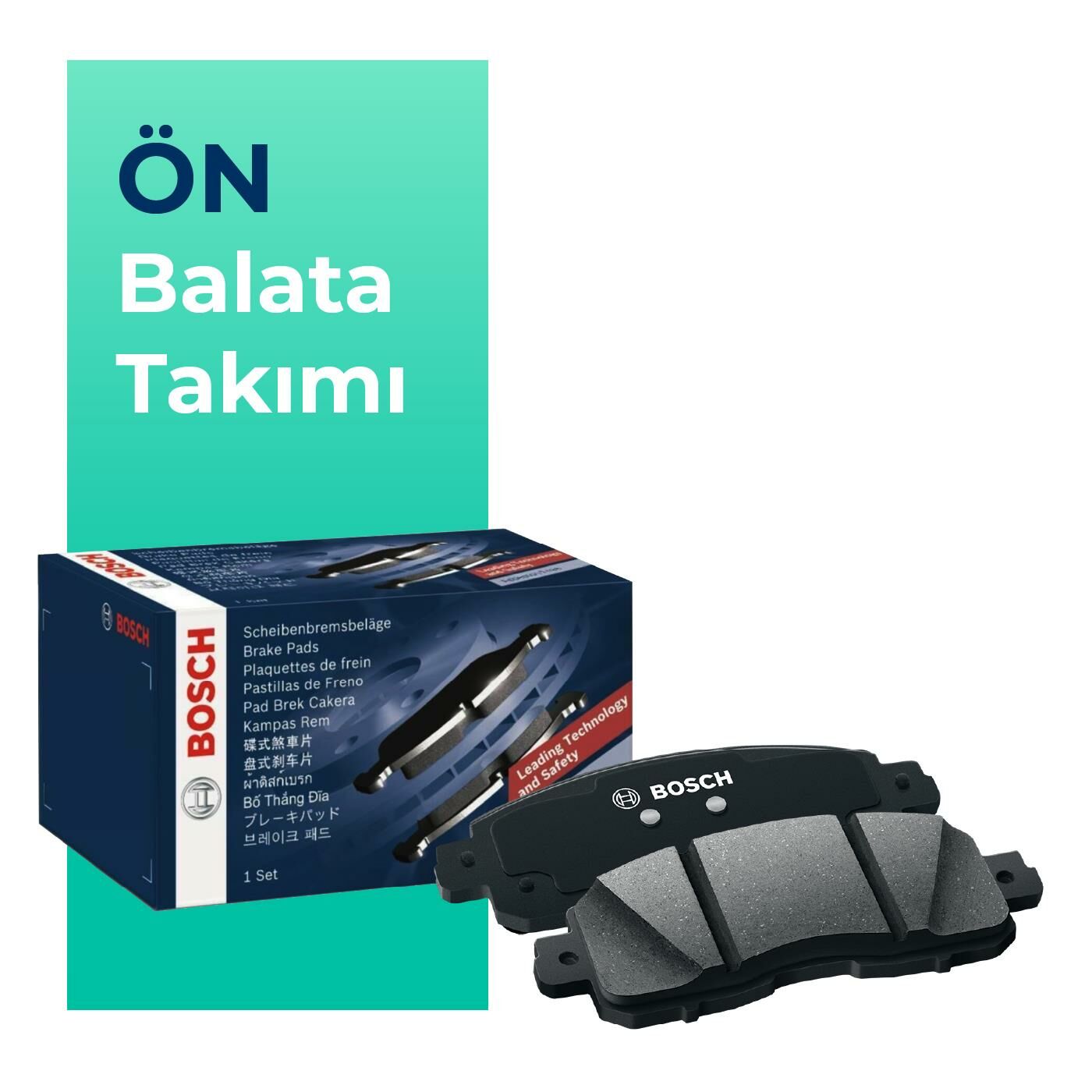 BOSCH Audi A4 Ön Fren Balatası (2008-2015)