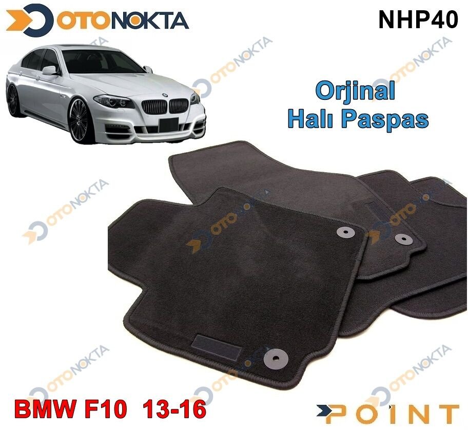 HALI PASPAS ORJINAL GECMELI SIYAH BMW 5 F10 13-16