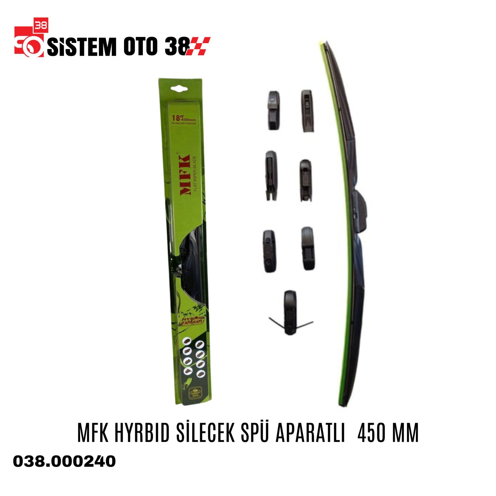 MFK HYRBID SİLECEK SPÜ APARATLI 450 MM | | SİLECEKLER