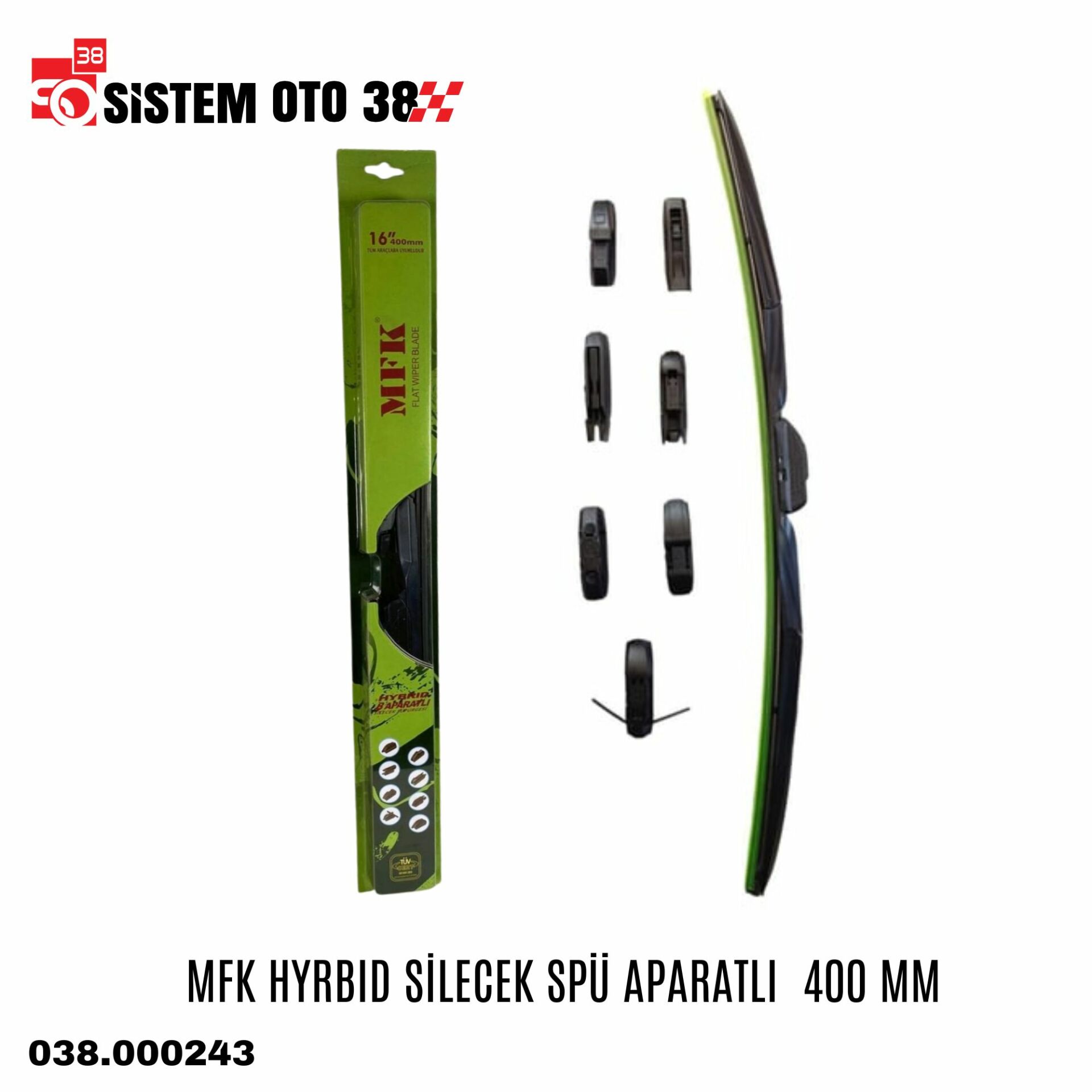 MFK HYRBID SİLECEK SPÜ APARATLI 400 MM | | SİLECEKLER