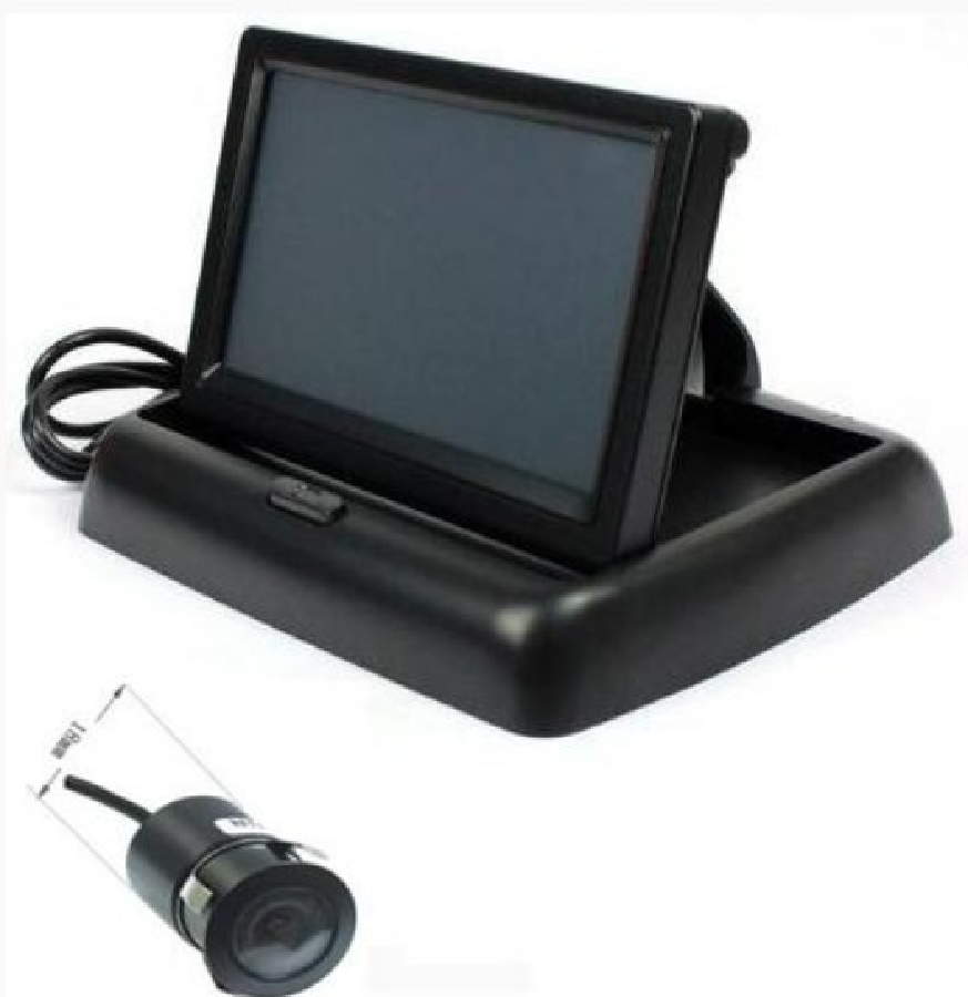 PARK SENSÖRÜ KAMERA+LCD EKRAN 4,3'' KATLANIR
