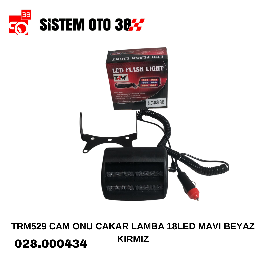 TRM529 CAM ÖNÜ CAKAR LAMBA 18Lİ MAVI BEYAZ KIRMIZ | | LED AYDINLATMA GRUBU