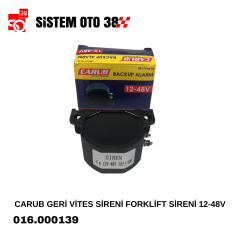 CARUB GERİ VİTES SİRENİ FORKLİFT SİRENİ 12-48V |  | GÜVENLİK GRUBU