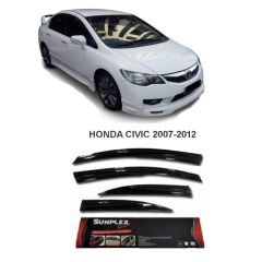 HONDA CIVIC 2007-2012 MUGEN CAM RÜZGARLIĞI ÖN-ARKA | SUNPLEX