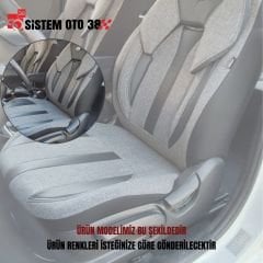 KAPRİS KOLTUK KILIFI SİYAH KREM |  | KOLTUK KILIF VE MİNDER