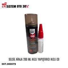 SELSİL NİNJA 200 ML  HIZLI YAPIŞTIRICI  HIZLI CO |  | BANTLAR VE YAPIŞTIRICILA