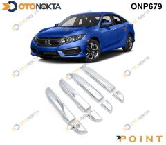 KAPI KOLU KROM ABS HONDA  CIVIC 2016> FC5  POINT