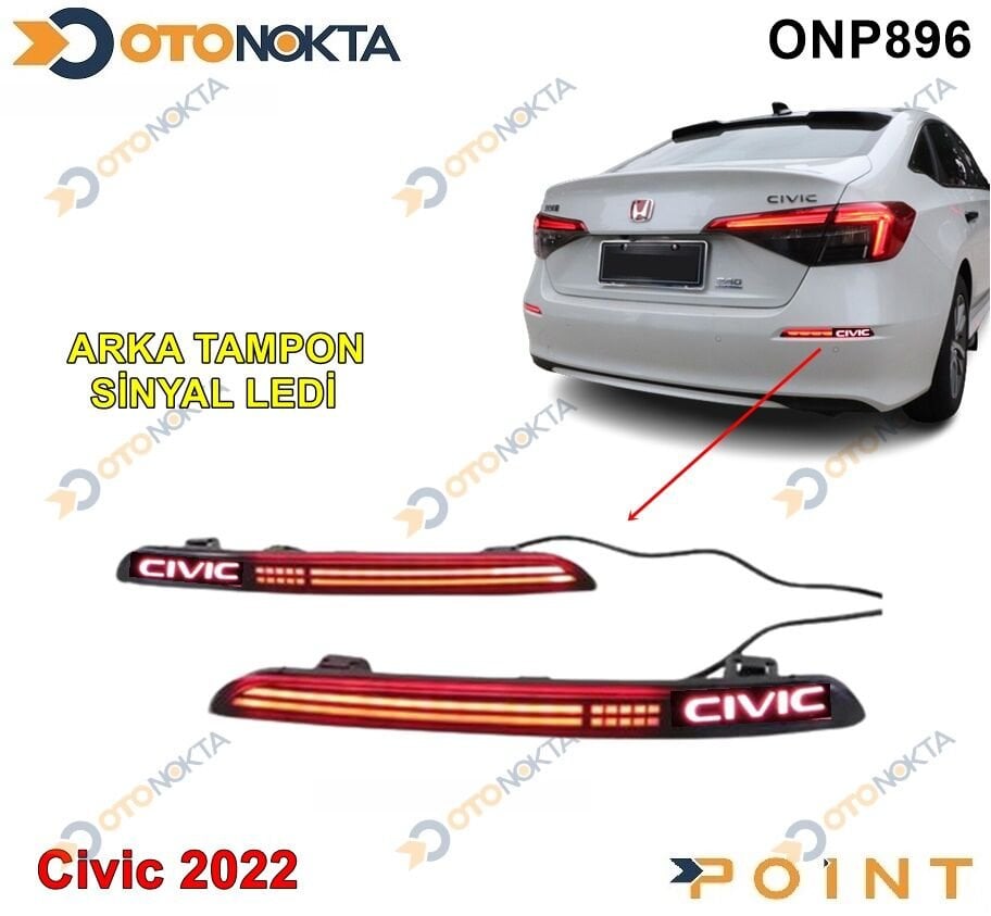 ARKA TAMPON ORJINAL SINYAL LEDLI CIVIC 2022 POINT