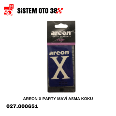 AREON X PARTY MAVİ ASMA KOKU |  | KOZMETİK GRUBU
