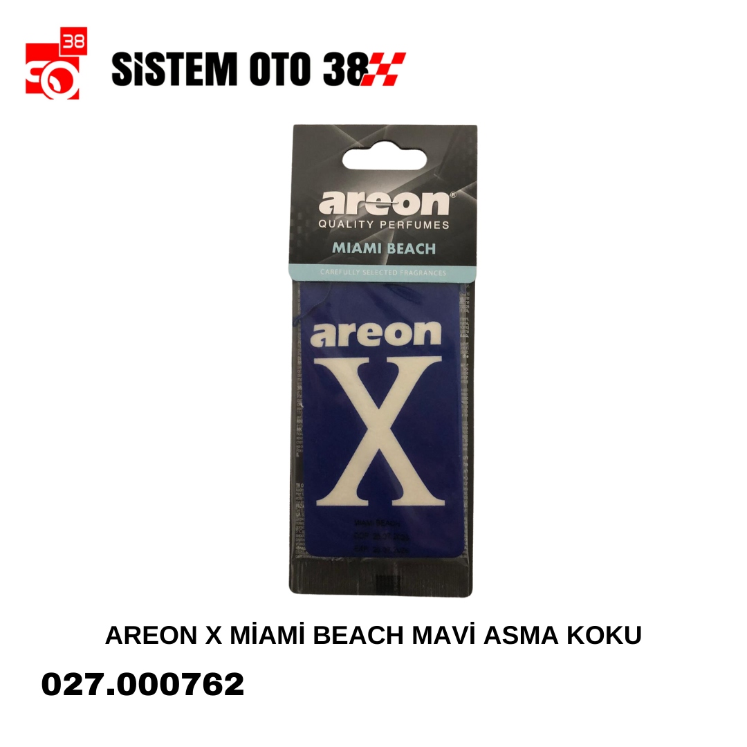 AREON X MİAMİ BEACH MAVİ ASMA KOKU |  | KOZMETİK GRUBU