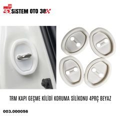TRM KAPI GEÇME KİLİDİ KORUMA SİLİKONU 4PRÇ BEYAZ |  | ARAÇ DIŞI AKSESUARLAR