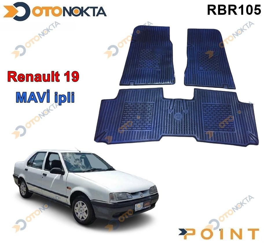 PASPAS DEKORATIF MAVI IPLI RENAULT 19