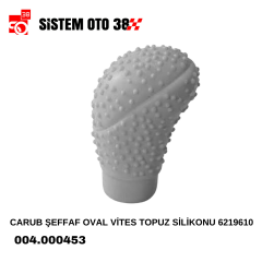 CARUB ŞEFFAF OVAL VİTES TOPUZ SİLİKONU 6219610 |  | ARAÇ İÇİ AKSESUARLAR