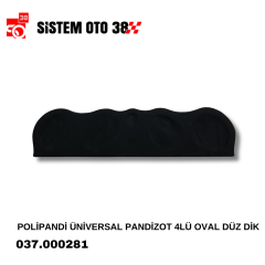 POLİPANDİ ÜNİVERSAL PANDİZOT 4LÜ OVAL DÜZ DİK |  | SES MONTAJ EKİPMANLARI