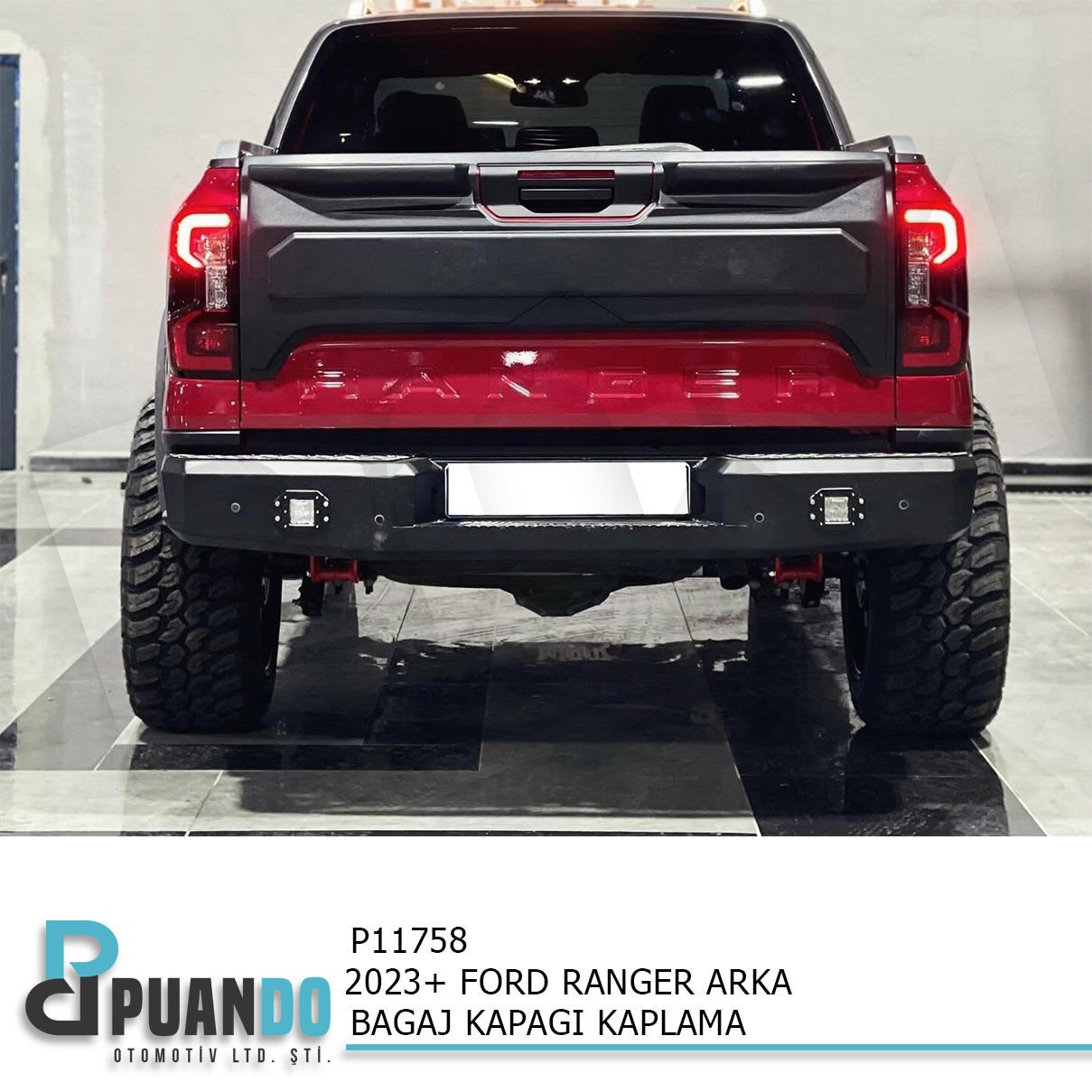 2023+ FORD RANGER ARKA BAGAJ KAPAGI KAPLAMA