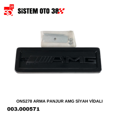 ONS278 ARMA PANJUR AMG SİYAH VİDALI |  | ARAÇ DIŞI AKSESUARLAR