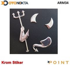 STICKER ARMA SEYTAN LOGOLAR ICIN