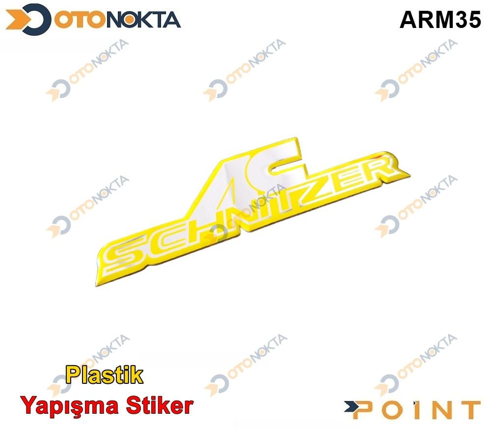 ARMA STICKER YAPISMA AC SCHNITZER SARI