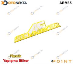 ARMA STICKER YAPISMA AC SCHNITZER SARI