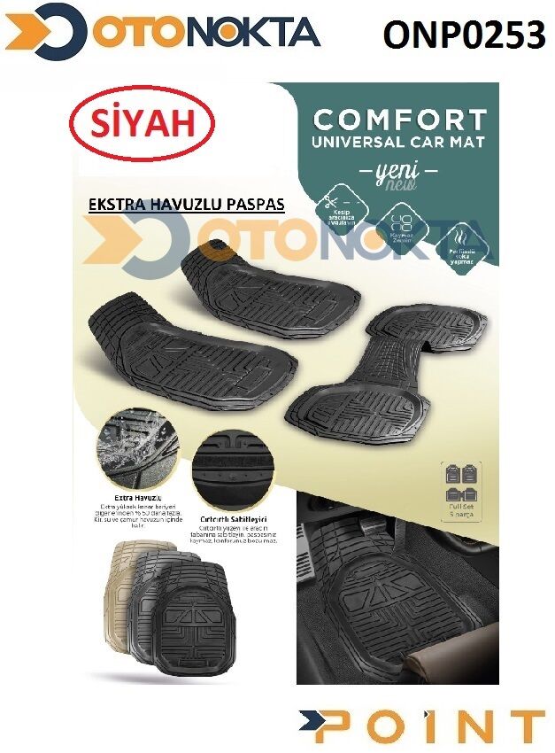 PASPAS UNIVERSAL EKSTRA HAVUZLU SIYAH PROMATS