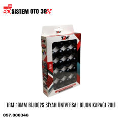 TRM-19MM BİJ002S SİYAH ÜNİVERSAL BİJON KAPAĞI 20Lİ |  | MUHTELİF ÜRÜNLER
