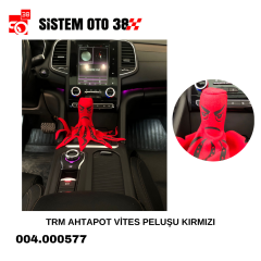 TRM AHTAPOT VİTES PELUŞU KIRMIZI |  | ARAÇ İÇİ AKSESUARLAR
