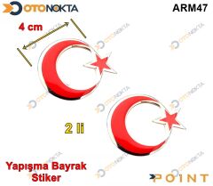 ARMA STICKER YAPISMA BAYRAK KUCUK 2 LI