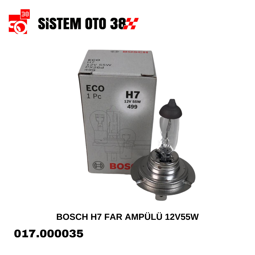 BOSCH H7 FAR AMPÜLÜ 12V55W |  | HALOJEN AMPUL GRUBU