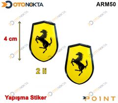 ARMA STICKER YAPISMA FERRARI SARI