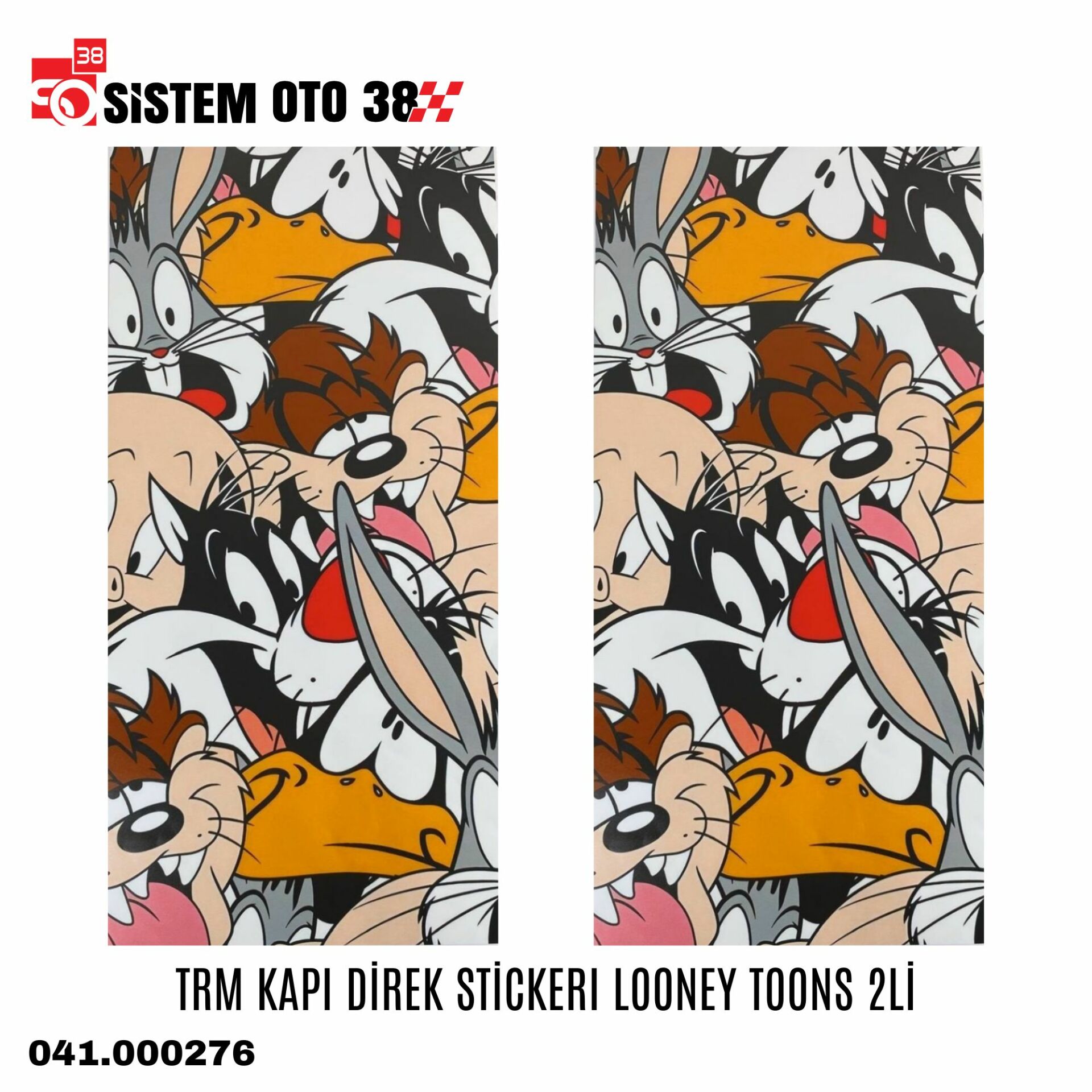 TRM KAPI DİREK STİCKERI LOONEY TOONS 2Lİ |  | STİCKER ÇEŞİTLERİ