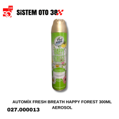 AUTOMİX FRESH BREATH HAPPY FOREST 300ML AEROSOL |  | KOZMETİK GRUBU
