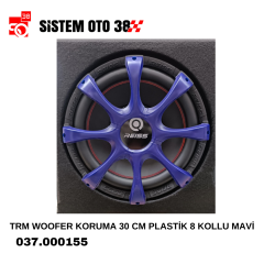 TRM WOOFER KORUMA 30 CM PLASTİK 8 KOLLU MAVİ |  | SES MONTAJ EKİPMANLARI
